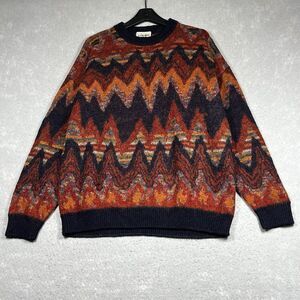 Nani Bon Sweater Mens Size 54 XL Multicolored Striped Knit Pullover